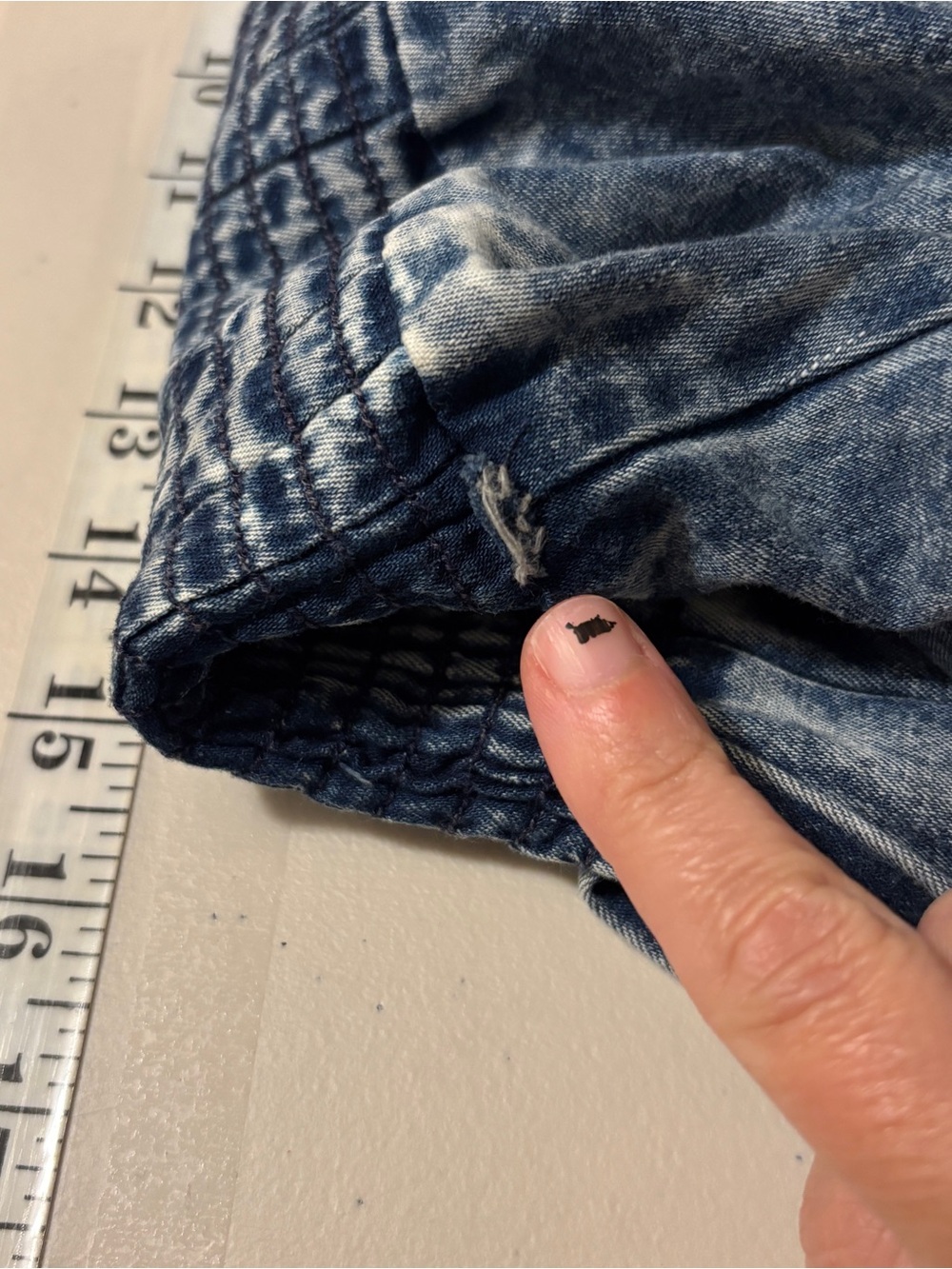 Vintage Karen Alexander Western Denim Maxi Dress Size 10 Acid Wash Prairie Rare - Picture 9 of 11
